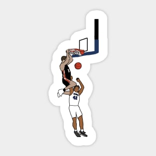 get dunked on Sticker